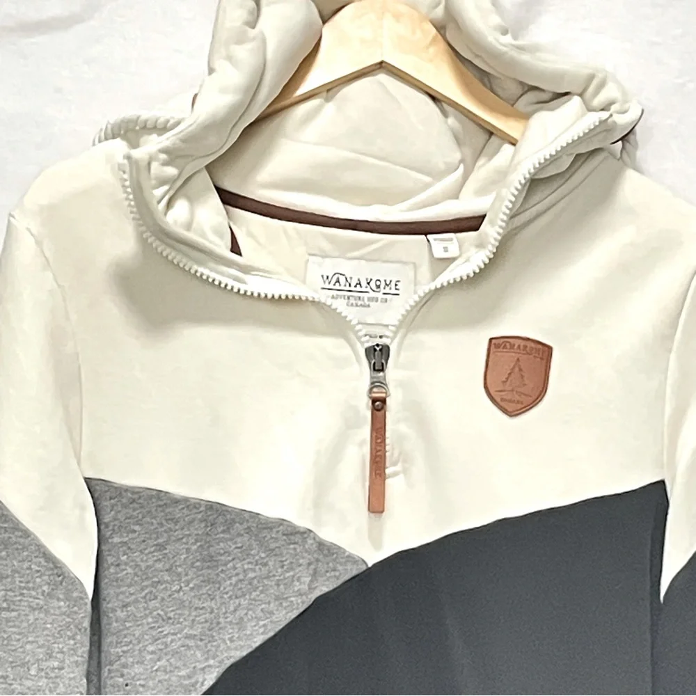 Wanakome 1/4 zip hoodie - Picture 2 of 7